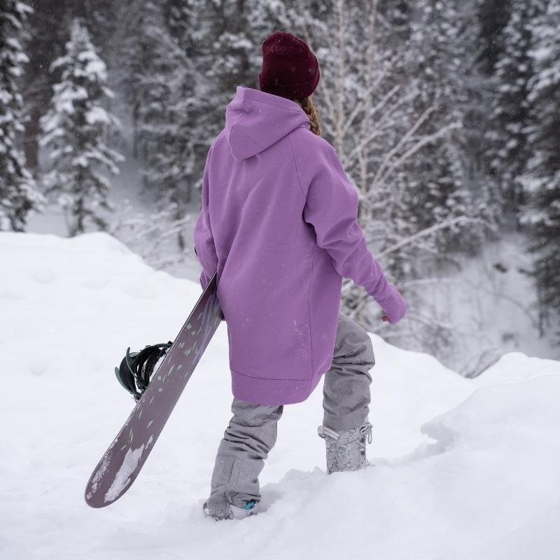 Μώβ Snowboard Hoodie SWH 005 - SnowTech - Snowboard Hoodie