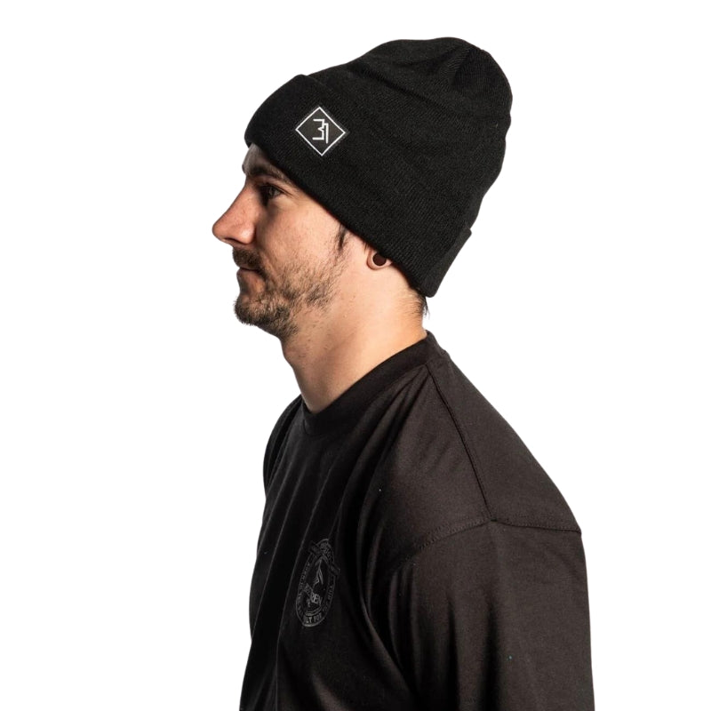 BEANIE - BLACK - SnowTech - Beanies