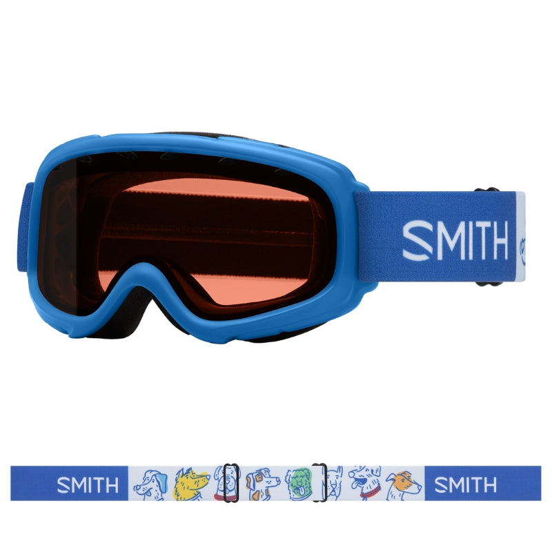 Μπλέ Παιδική Μάσκα Σκι Smith Gambler - SnowTech - Kids Goggles
